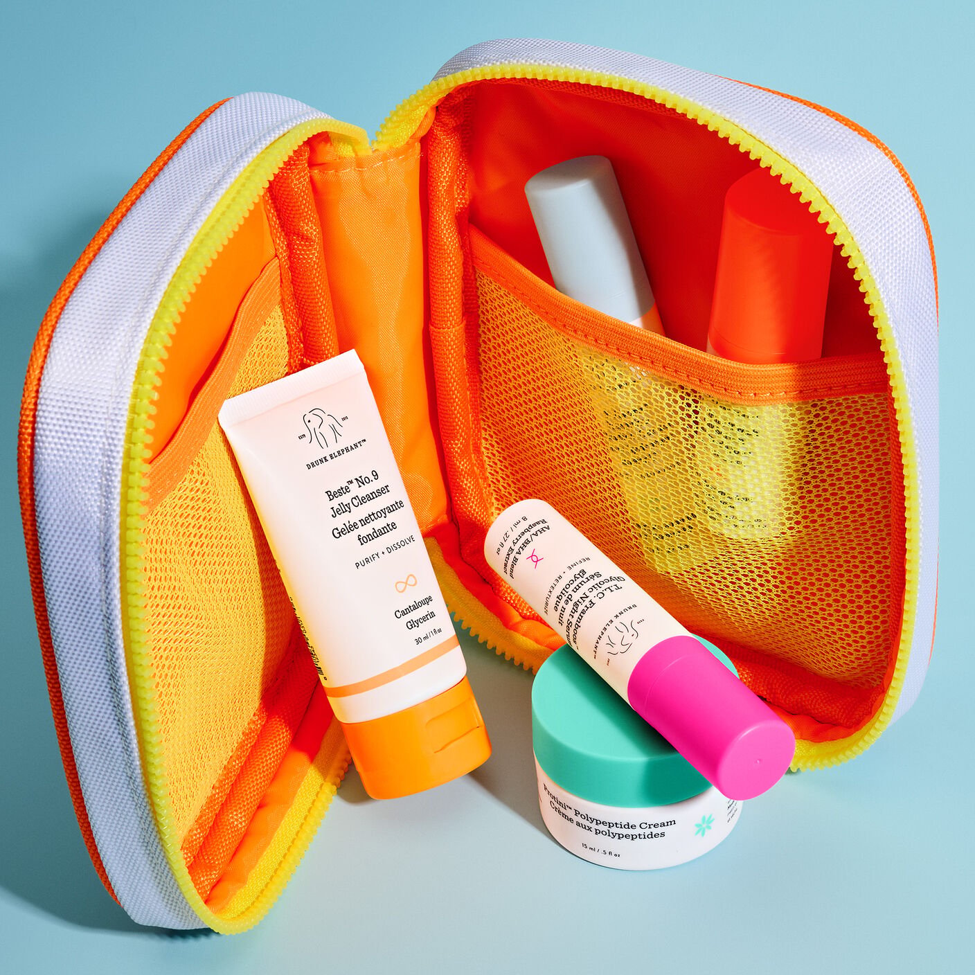 Kit de tamanho viagem para rotina da manhã e da noite | Drunk Elephant