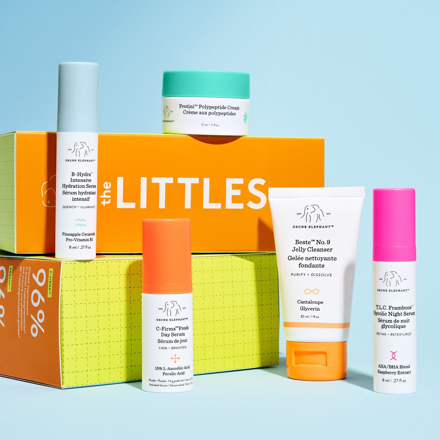 Kit de tamanho viagem para rotina da manhã e da noite | Drunk Elephant