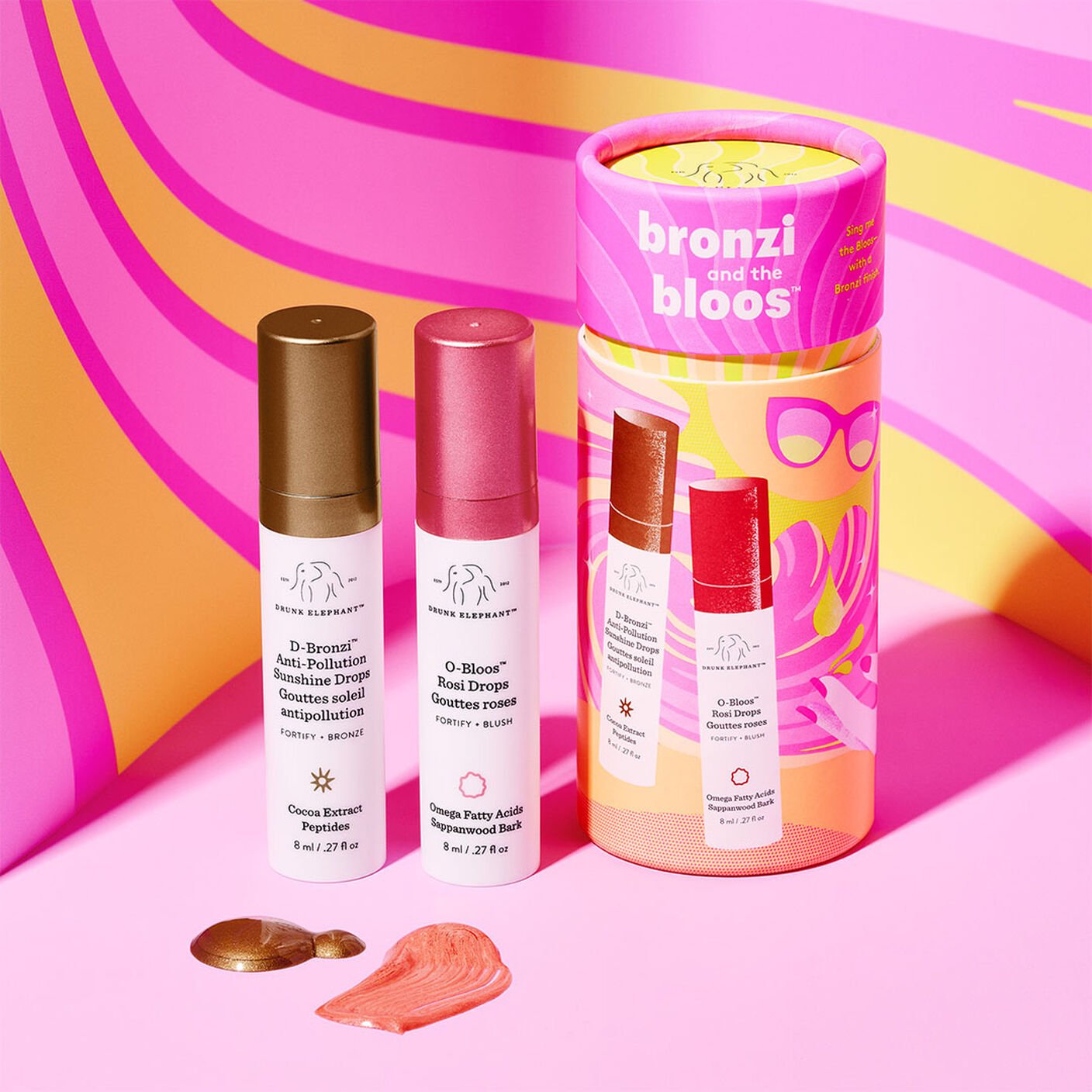 Kit de gotas bronzeadoras e rosadas | Drunk Elephant