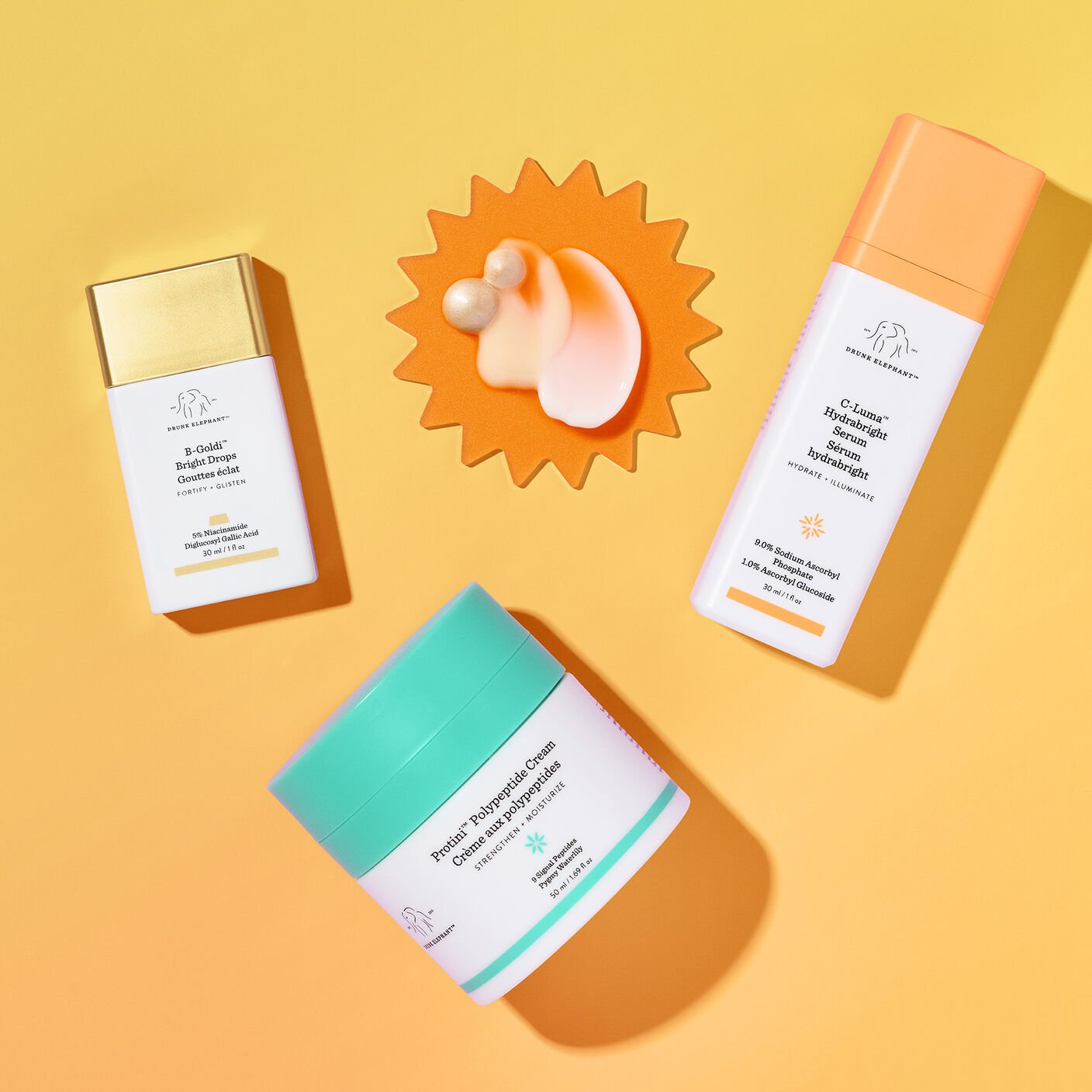 Conjunto de Cuidado da Pele Gold Comfort Smoothie Agora Disponível | Drunk Elephant