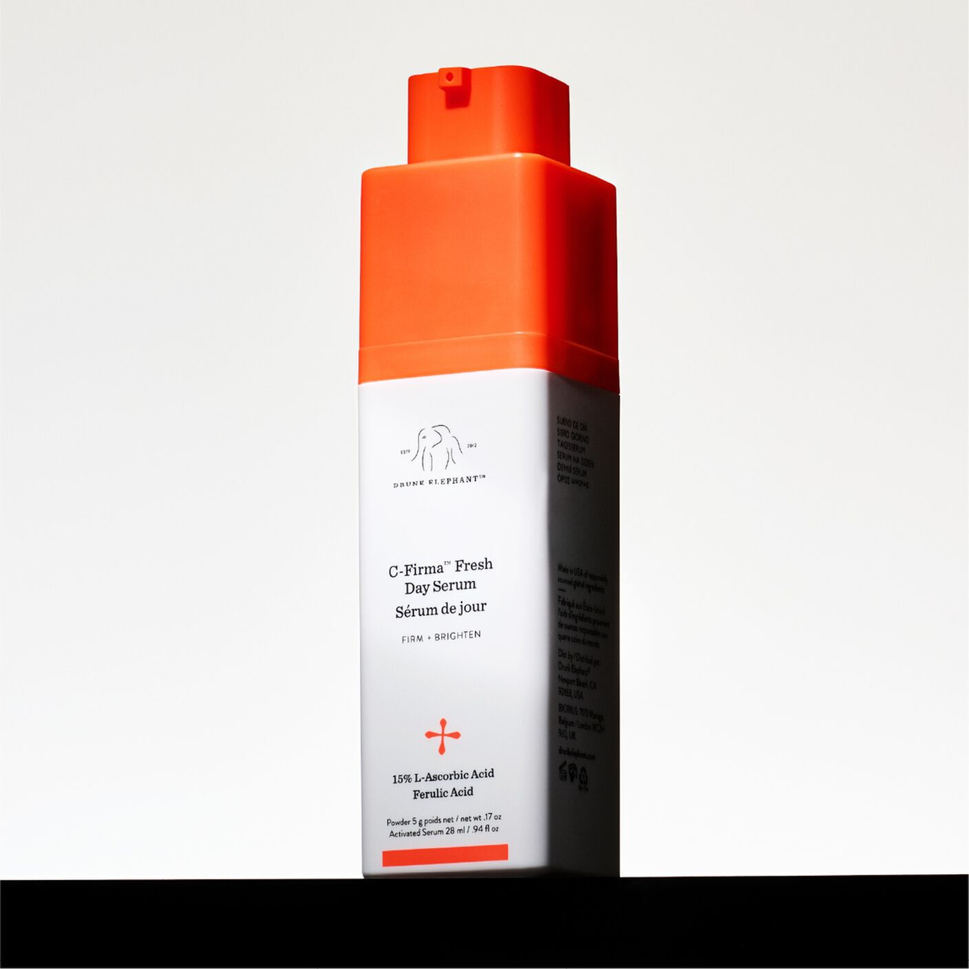 Sérum de vitamina C 15% para iluminar e firmar | Drunk Elephant