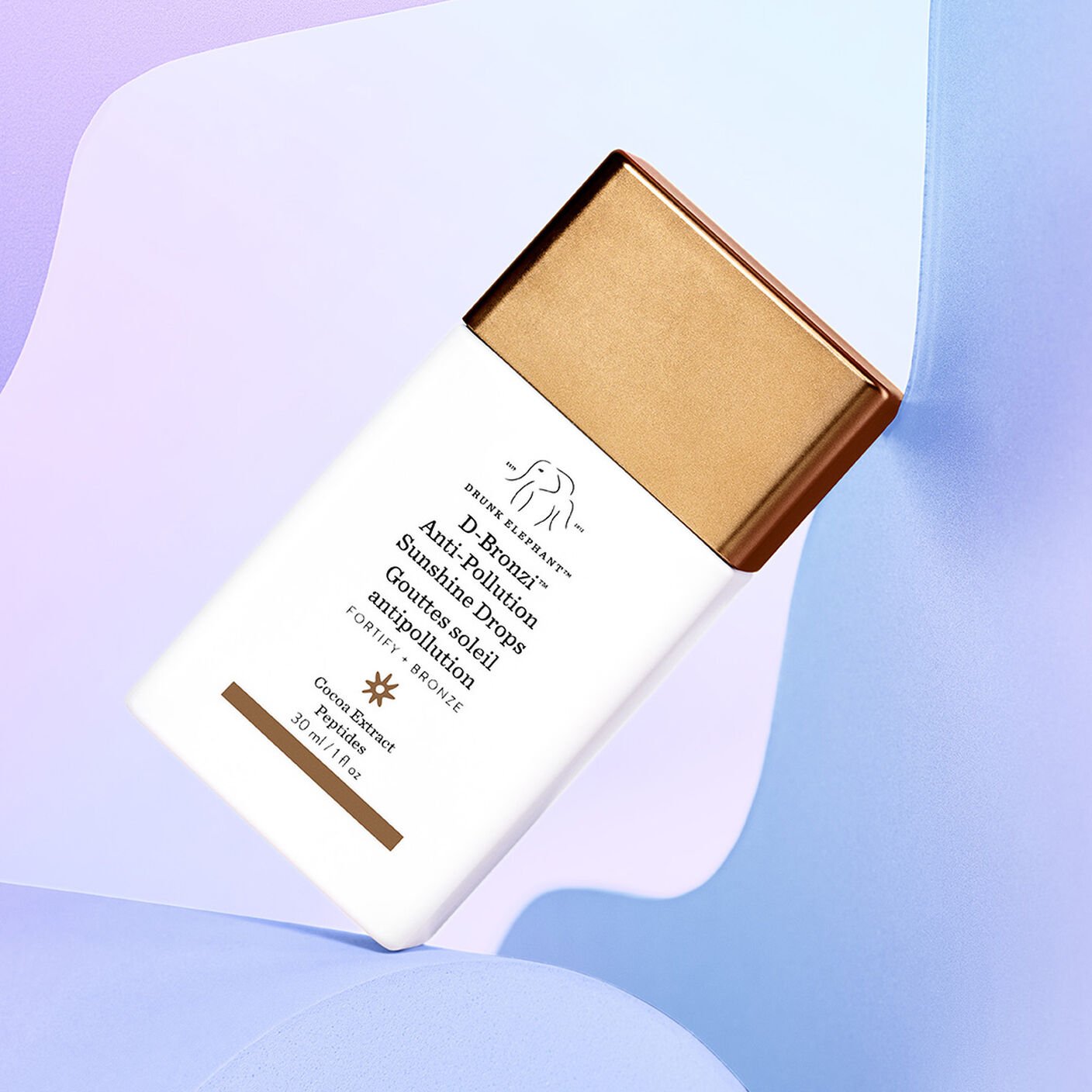Gotas de sérum com cor bronzeadora infundidas em peptídeos | Drunk Elephant
